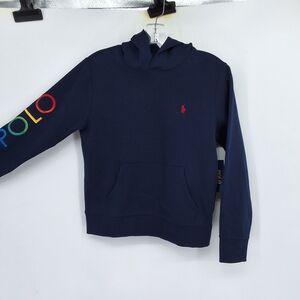 Polo by Ralph Lauren Boys Medium (10/12) Dark Blue Hoodie